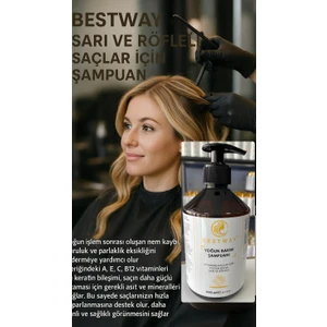 Bestway Kuaför Sarı ve Röfleli Saçlar İçin Yoğun Bakım Şampuanı