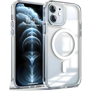 iPhone 11 Uyumlu (Köşeli 12 Görünümlü) Hassas Tuşlu Hologram Kılıf