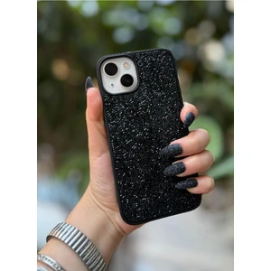 Iphone 13 Uyumlu Elmas Parlak Taşlı Diamond Işıltılı Kenarları Yumuşak Telefon Kılıfı