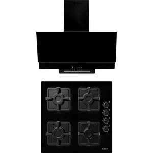 2'li Siyah Cam Ankastre Set [ED401-EO320]