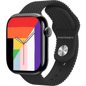 MactivePro Watch HK11 Pro Max Amoled Akıllı Saat Kordon  Tüm Akıllı Telefonlara Uyumlu Akıllı Saat Siyah