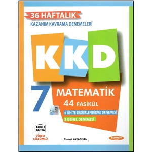Kurmay Yayınları 7.sınıf Matematik  Kazanım Kavrama Denemeleri