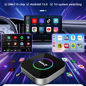 Tbox S2 4gb Ram + 64G Rom Android 13.0 Carplay & Android Auto Youtube Netflix Google Playstore Dahili Gps Snapdragon Cpu SM6115
