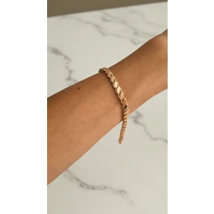 Paslanmaz Çelik Arpa Model Rose Gold Bileklik