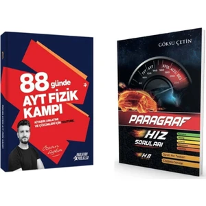 Özcan Aykın 2026 Ayt 88 Günde Fizik Kampı ve Hız ve Renk Yayınları TYT AYT KPSS ALES DGS Paragraf Hız Soruları
