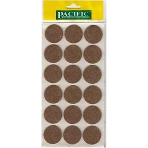 18 Adet Yapışkanlı Sandalye, Masa, Koltuk Altı Parke Koruma Keçesi, Yuvarlak, 3,5 cm