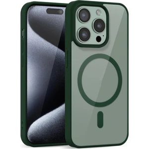iPhone 16 Pro Max Uyumlu Kenarları Renkli Şeffaf Magsafe Kılıf