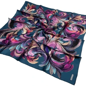 Armine Ipek Eşarp 2026 Kış - 9423-35 Petrol Mavi Sura