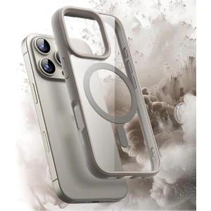 iPhone 16 Pro Max Uyumlu Kenarları Renkli Şeffaf Magsafe Kılıf