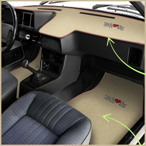 Tofaş Şahin Doğan Kartal Bej Renk Araç Oto Halı Paspas | Tofaş Düşük - Alçak Torpido Koruma Halısı