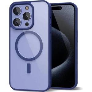 iPhone 16 Pro Max Uyumlu Kenarları Renkli Şeffaf Magsafe Kılıf