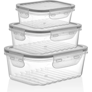 Qlux Sızdırmaz Saklama Kabı Seti Bpa Içermez Gıdaya Uygun Saklama Kabı Seti