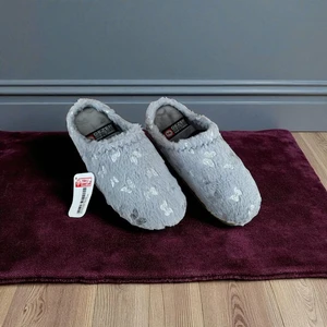 Gzr Kışlık Gondol Kadın Ev Terliği Desenli Rahat Yumuşak Esnek Terlik