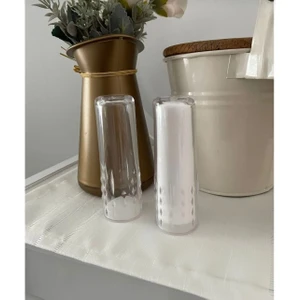 Ipek Züccaciye Akrilik Şeffaf Tuzluk Biberlik Set