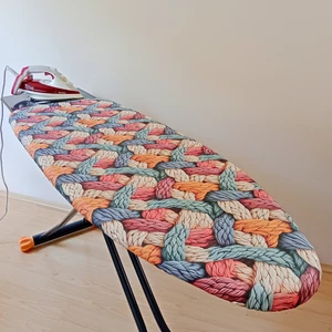 Asev Home Ütü Masası Kılıfı Keçeli Büyük Boy Ipli Stoperli 5d Özel Kumaş 55X140CM Twist