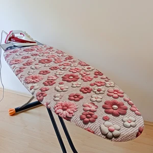 Asev Home Ütü Masası Kılıfı Keçeli Büyük Boy Ipli Stoperli 5d Özel Kumaş 55X140CM Bloom