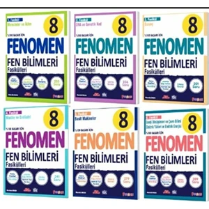 Fenomen Yayınları Fenomen 8 Fen Bilimleri 1.2.3.4.5.6 Fasikül