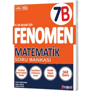Fenomen 7. Sınıf Matematik B Soru Bankası 2025 Güncel Baskı