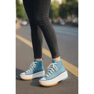 Kadın Genç Kız Çocuk Run Star Canvas Sneaker Spor Ayakkabı
