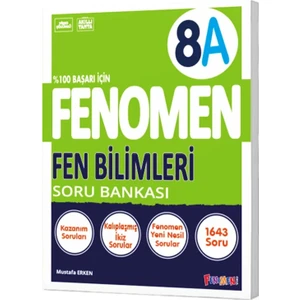 Fenomen Yayınları 8 Sınıf Fen Bilimleri A Soru Bankası Lgs
