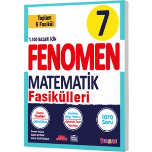 Fenomen 7 Matematık Fasıkül Setı (1-2-3-4-5-6. Sayılar)