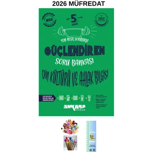 Ankara Güçlendiren 5. Sınıf Din Kültürü Soru Bankası (Tırtıl A.+Kalem Başlğı )2026 Maarif Modeli