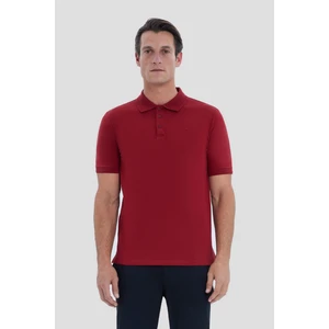 Sabri Özel Bordo Polo Yaka  T-Shirt