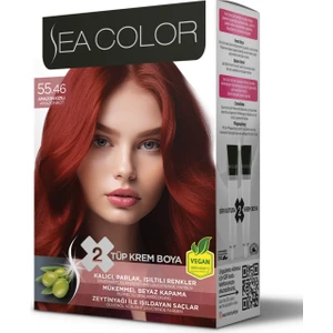 Sea Color Set Saç Boyası 55.46 Amazon Kızılı