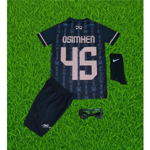Yeni Sezon Galatasarây.solo Il Gala V.osimhen Çocuk Taraftar Forması Çorap ve Maskeli