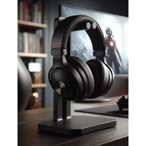 Nilux Dizayn Modern Kulaklık Standı | Masaüstü 3D Baskı Kulaklık Askısı - 22 cm Yükseklik