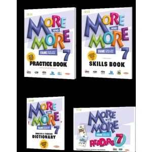 7 More&more Practıce Book & Skılls Book & Dıctıonary & Readers (4 Lü Set)