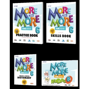 6 More&more Practıce Book & Skılls Book & Dıctıonary & Readers (4 Lü Set)