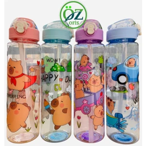 Capybara 550ML Kilitli Kapak Kırılmaz Tritan Matara