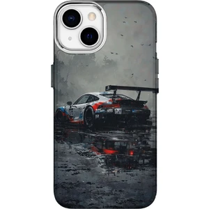 IPHONE 14 Uyumlu Özel Porsche 911 Tasarımlı Lüks Silikon Kılıf