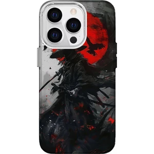 IPHONE 15 Pro Max Uyumlu Özel Samuray Tasarımlı Lüks Silikon Kılıf