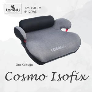 Sirius Cosmo Fix Isofix Yükseltici - Kırmızı-Siyah