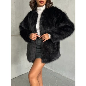 Siyah Astarlı Uzun Kaban/mont