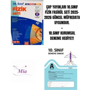 Çap Yayınları 10.sınıf Fizik Fasikül Seti Hediyeli