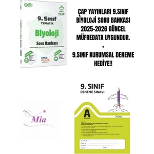 Çap Yayınları 9.sınıf Biyoloji Soru Bankası Hediyeli