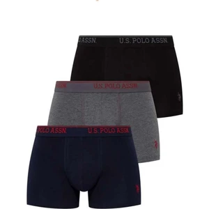 U.S. Polo Assn. Erkek 3'lü Kutulu Boxer -Çoklu Renk