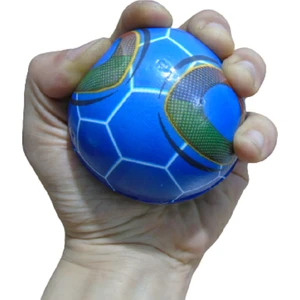 El & Parmak Çalıştırma Topu / Stress Topu / Avuç Topu / Sünger Top / Dünya Top 7,5 cm Yumuşak Top