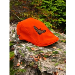 Çulluk Desenli Avcı Turuncu Kasket şapka