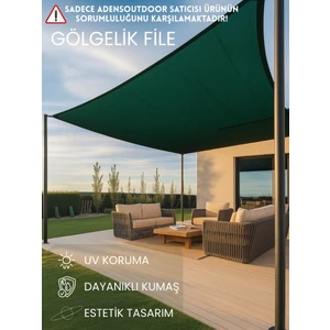 Gölgelik Branda File Bahçe,yazlık,teras ve Açık Alanlarınız Için (%95 Sıklığında Jüt File)