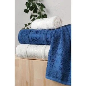 Vıp Jakarlı 4 Lü Hamam Takımı 2 Adet 50 x 90  cm  2 Adet 90 x 150  cm