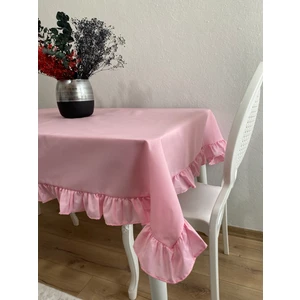 Pamuk Polyester Fırfırlı Masa Örtüsü