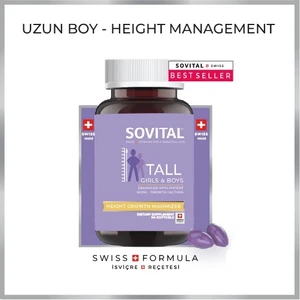 Sovital Tall Uzun Boy 11-21 Yaş, 90 Adet Kapsül