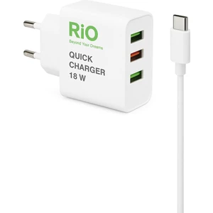 Riotech 18W 3lü Adapter