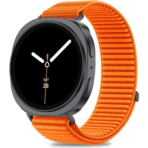 Samsung Galaxy Watch 8 40MM / 44MM / 46MM Classic Uyumlu Hasır Örgü Spor Cırtlı Naylon Pratik Kordon