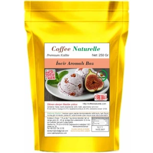 Incir Aromalı Dondurma Bazı 250 gr  Evde ve Profesyonel Kullanım Için