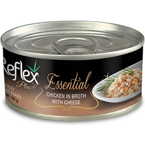 Plus Tavuk ve Peynirli Yetişkin Konserve Kedi Maması 70 Gr